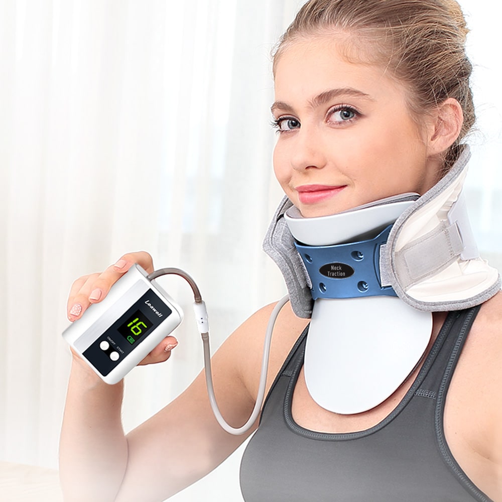Inflatable Neck Brace & Cervical Traction Device for Pain Relief